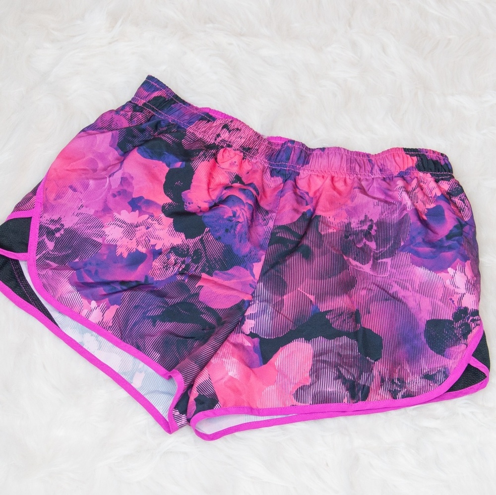 Xersion floral running shorts